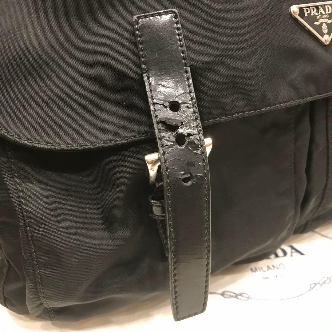 PRADA プラダ メッセンジャーバッグ ナイロン ブラック
