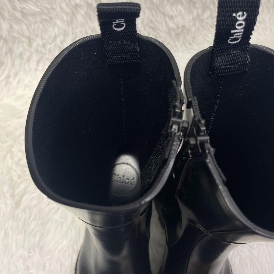 ✨未使用✨Chloé ベティレインブーツ ジッパー ブラック