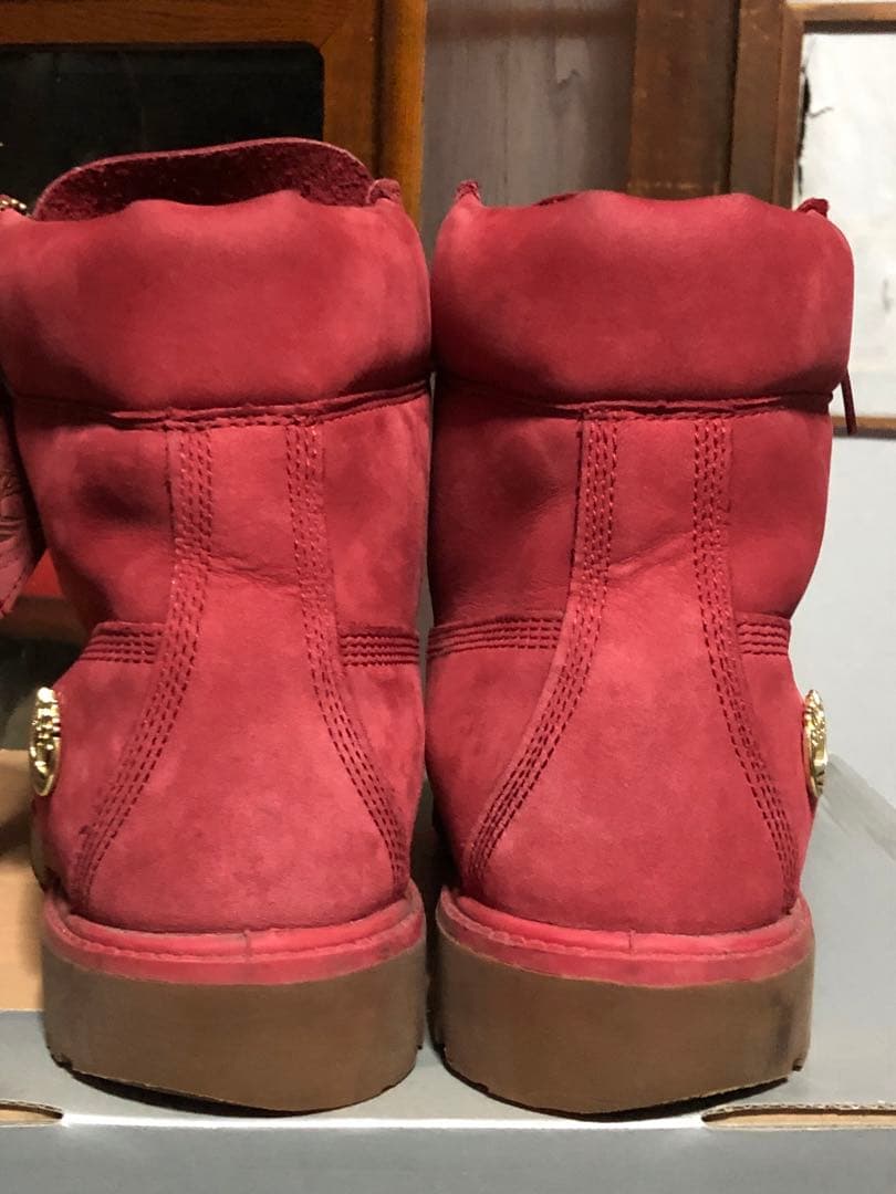 限定 ティンバーランド ブーツ レッド TIMBERLAND 28cm 三代目