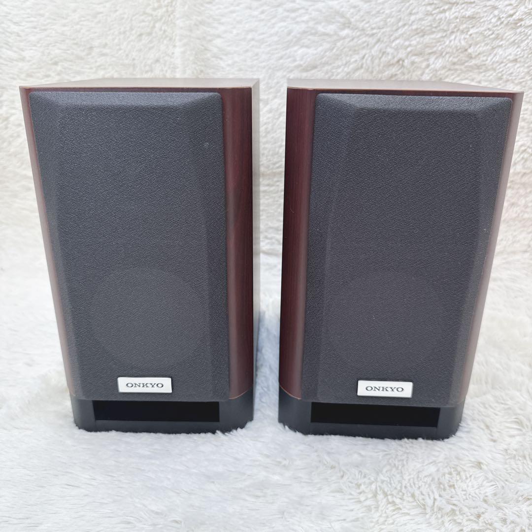 美品 ONKYO スピーカー CR-D2 D-D2E CDコンポ リモコン付き