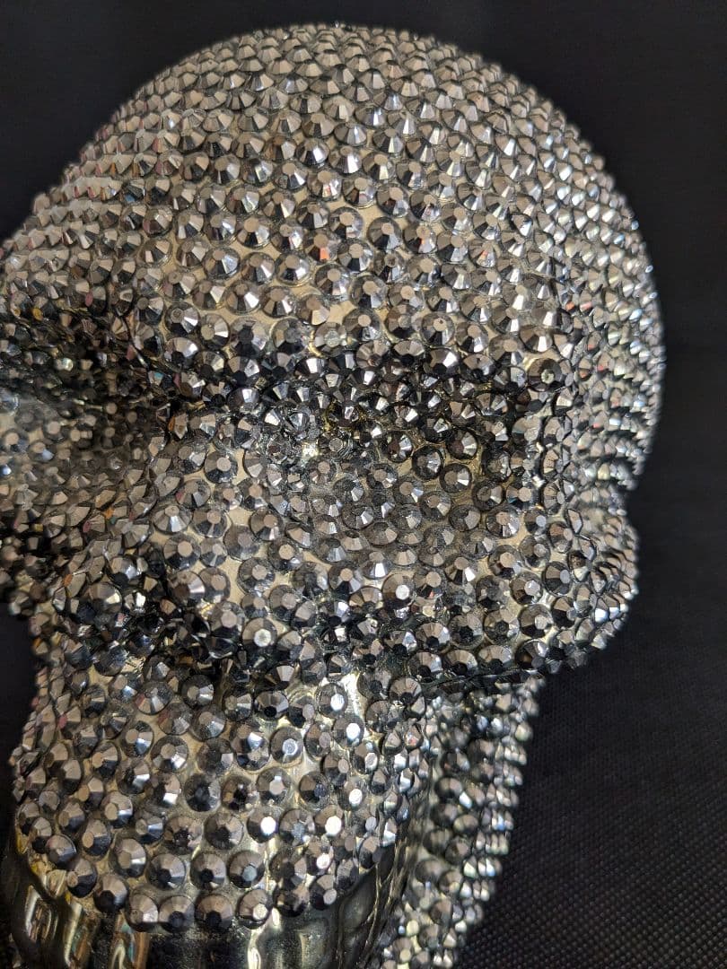 KARE ドクロ スカル ラインストーン ヴィンテージ 置物 貯金箱