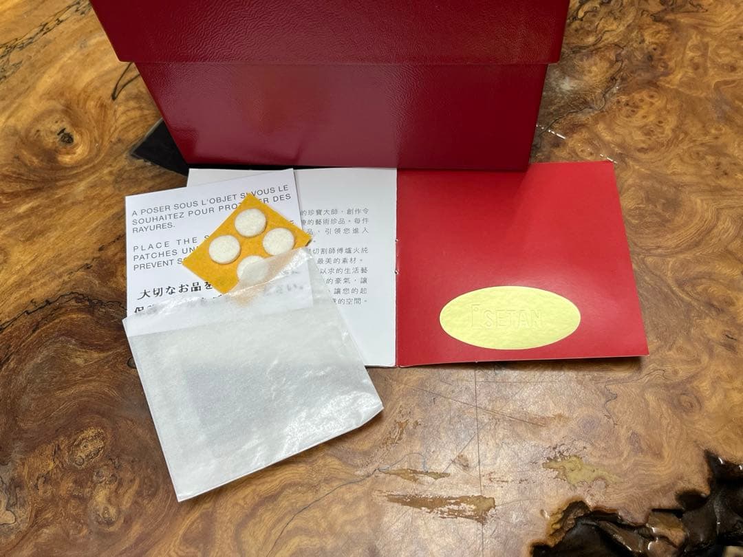 未使用！バカラ 置物 干支 猿 申 十二支 Baccarat 置物