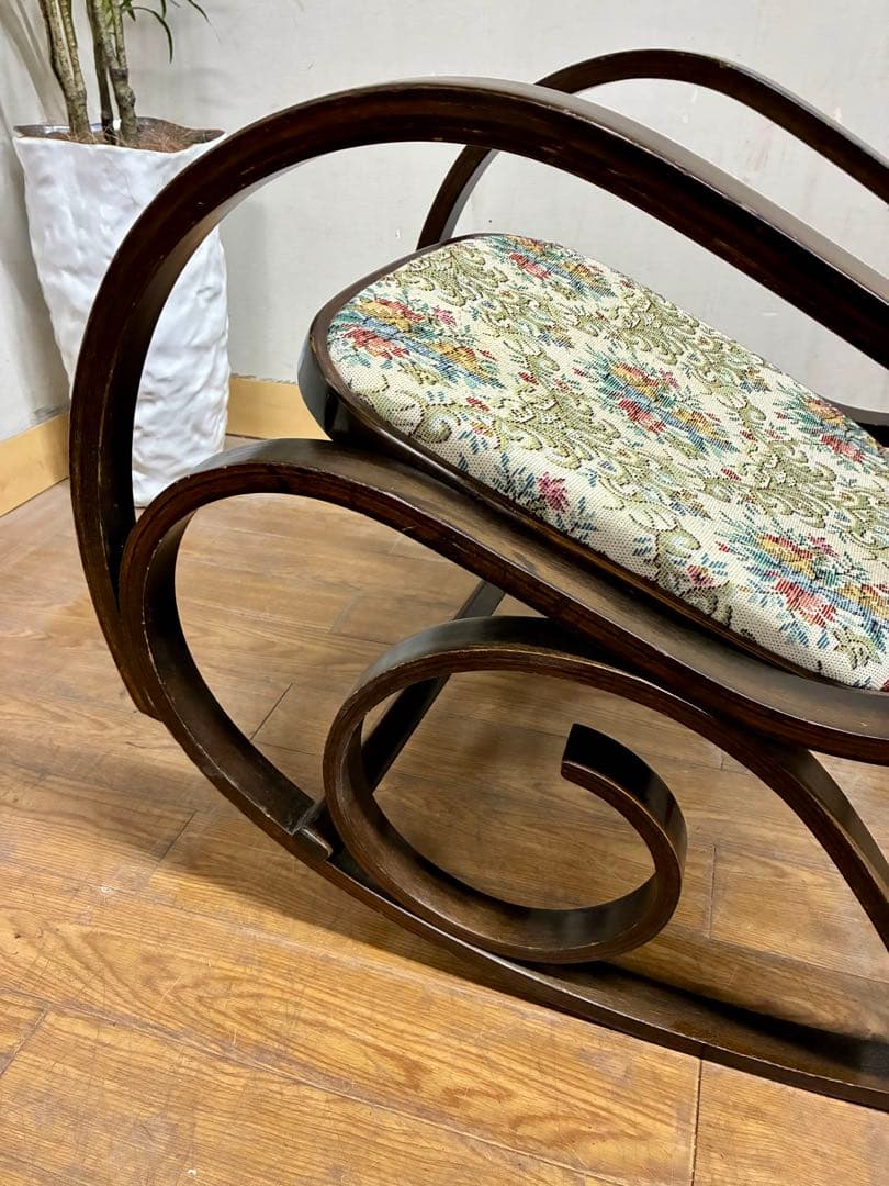 管447☆ヴィンテージ☆曲木☆ベントウッドチェア☆ロッキングチェアー