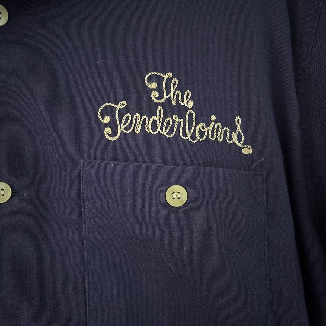 k*o様 オークション Tenderloins ネイビー ボウリング　シャツ　S