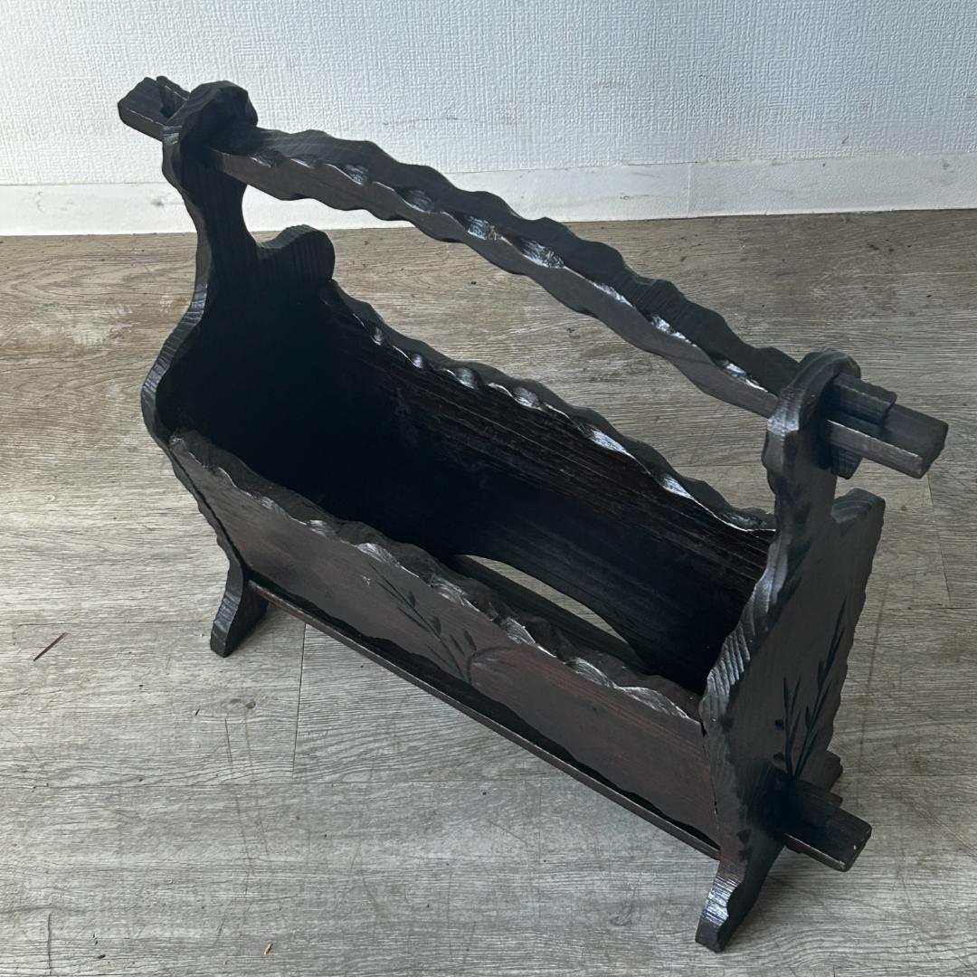 イギリス アンティーク家具 マガジンラック 1930年頃 929A