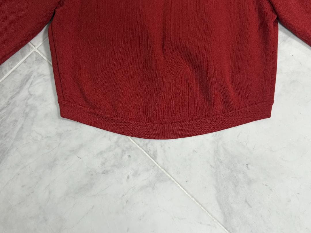 未使用級★Rene ルネ ボレロ 34 レッド ロゴプレート