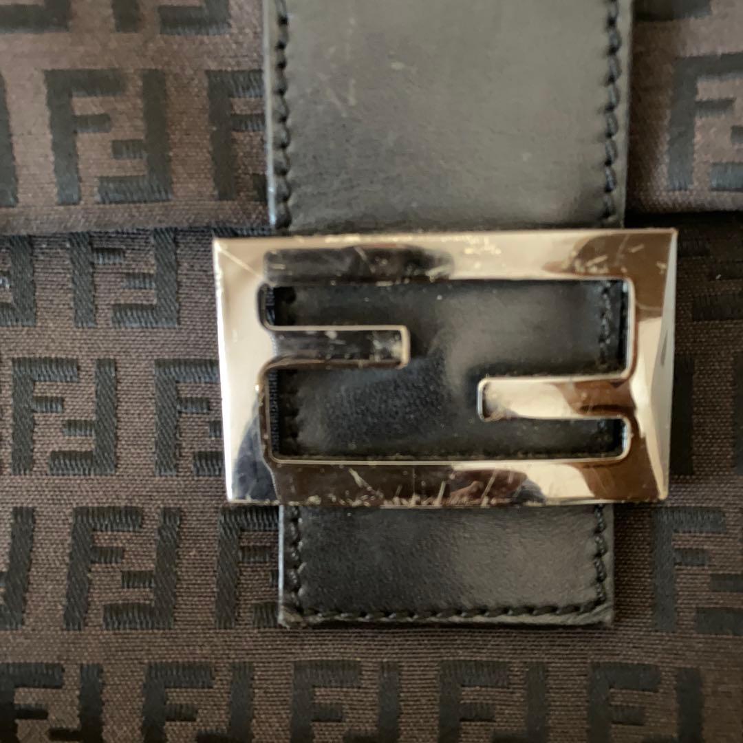 USED ★FENDI ズッカ柄 ショルダーバッグ ナイロンキャンバス