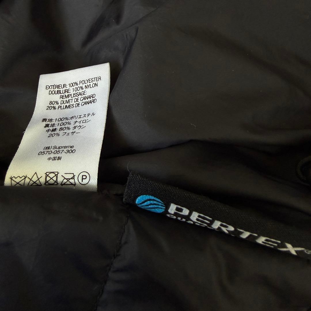 正規品　supreme シュプリーム マイクロダウンジャケット 黒 S〜M相当