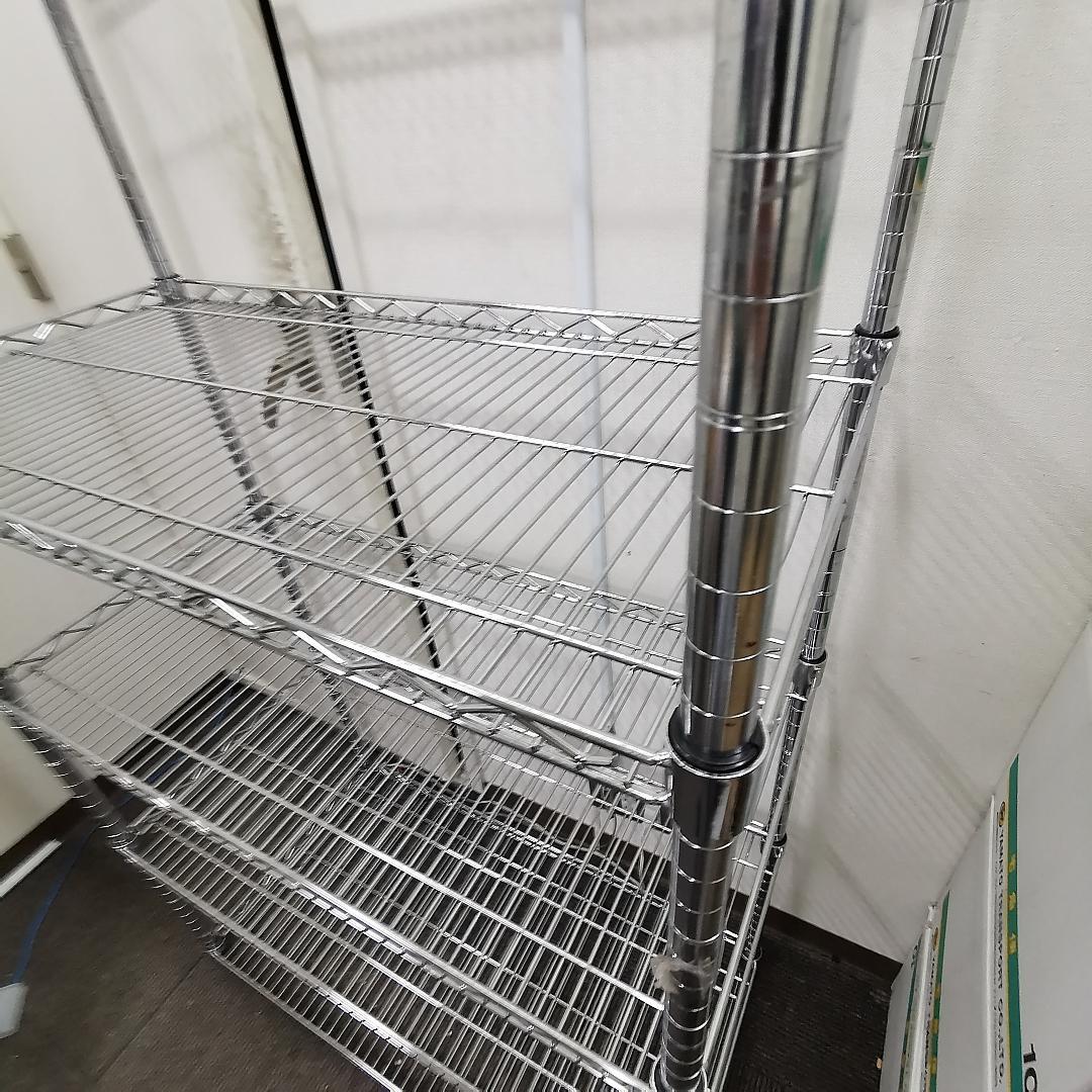 dywxb609　幅90cm　スチールラック 5段 シルバー 値引き交渉可