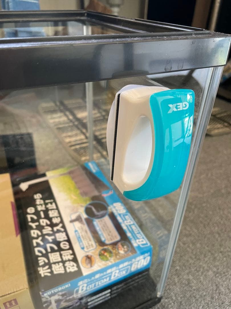 ジェックス水槽　MARINA 600 BKS 上部フィルターセット2層式