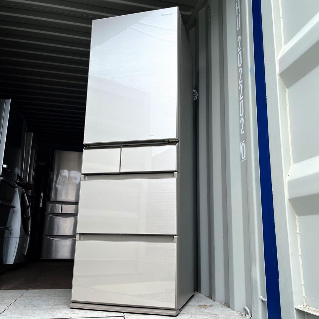 取付無料！Panasonicパーシャル搭載シャンパンゴールド5ドア冷蔵庫！洗濯機