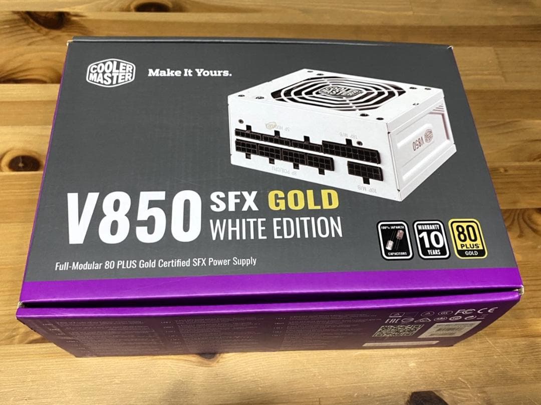 クーラーマスター V850 SFX電源 Gold ATX3.0 白 850W