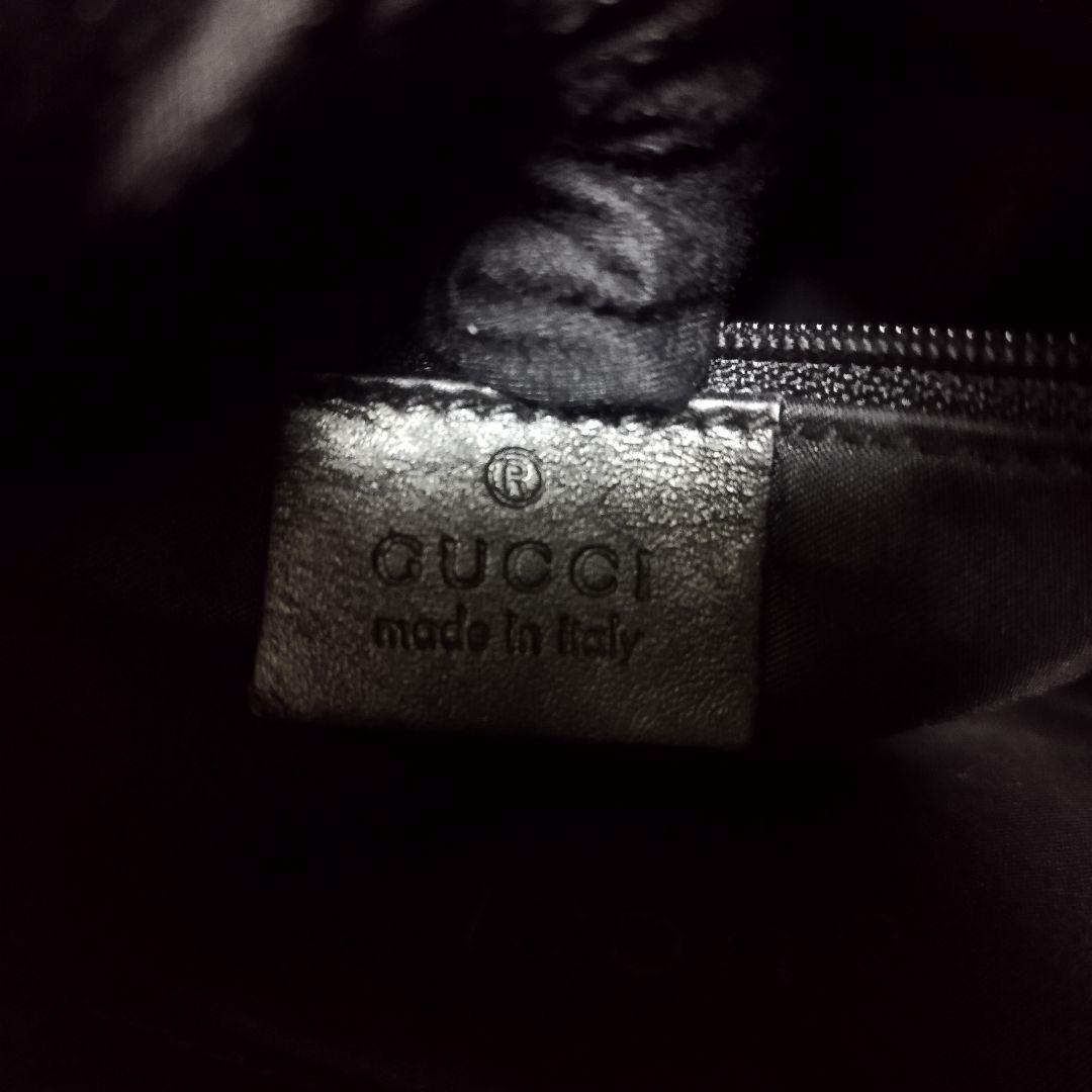 美品☆　グッチ　ジャッキー　ワンショルダーバッグ GGキャンバス　レザー