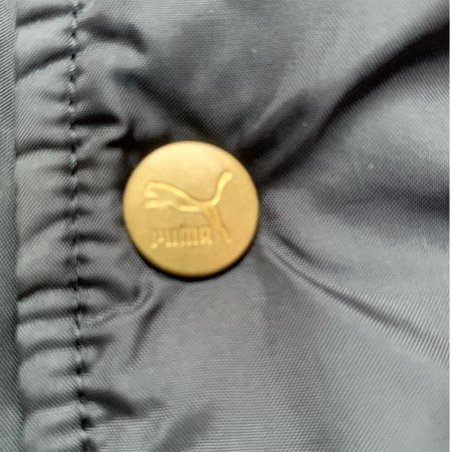 極美品✨️デカロゴ PUMA ベンチコート フリー ロング丈 黒・赤