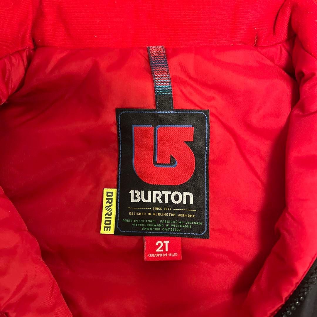 BURTON子供用フード付きスノーボードウェア2T