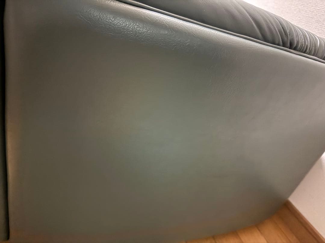 カリモク　チターノ　レザー1人掛けソファー