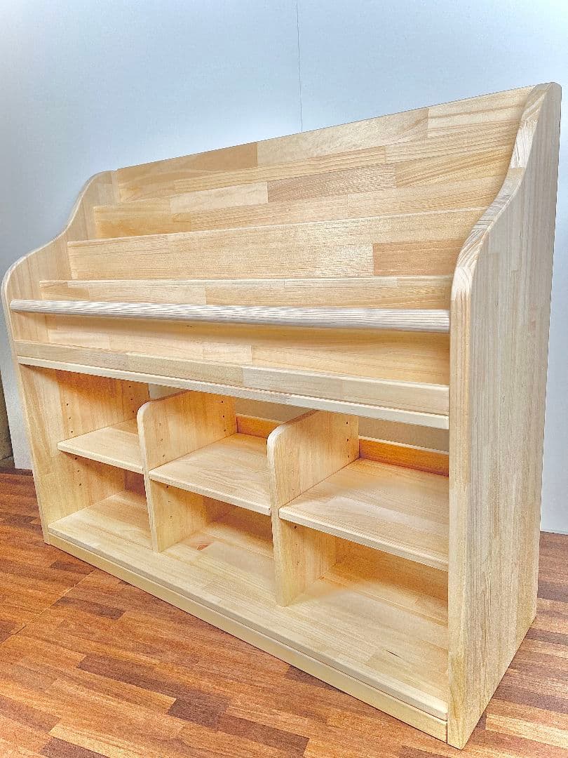 絵本棚　可動棚3枚タイプ　60日発送