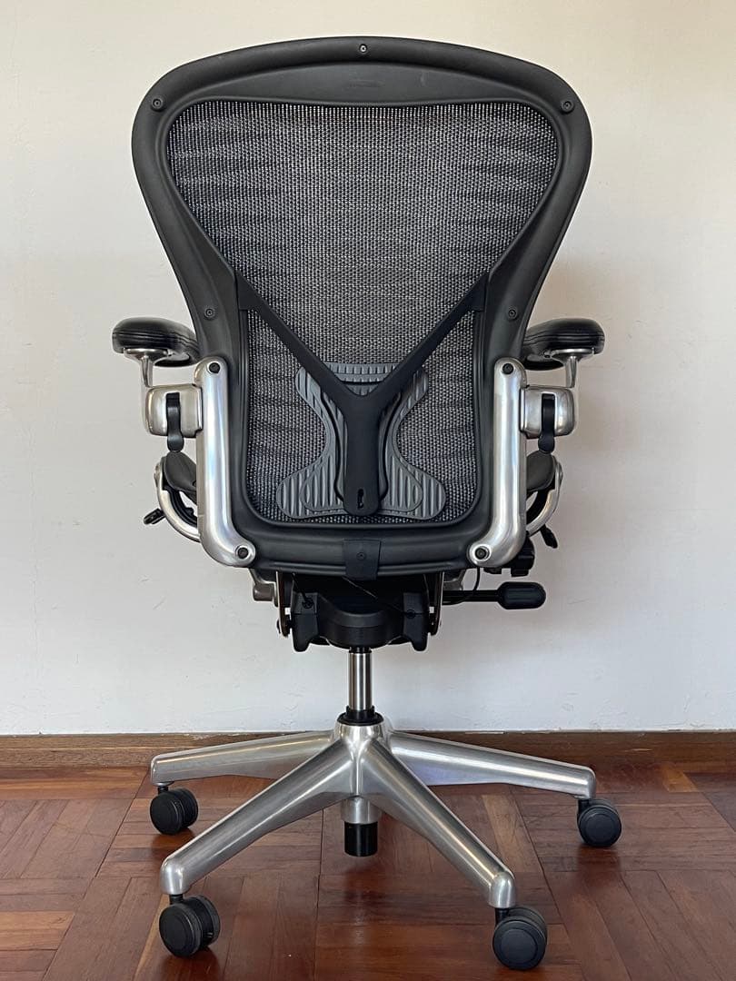 ハーマンミラー アーロンチェア ポリッシュ Bサイズ フル装備