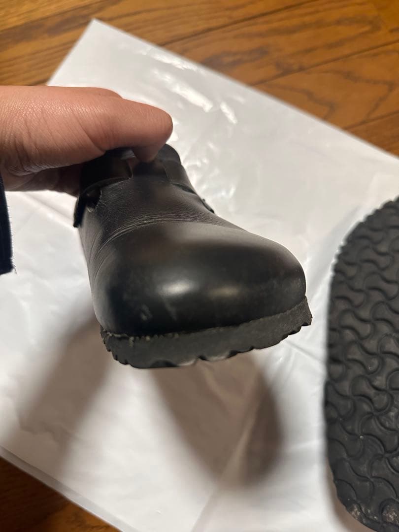 BIRKENSTOCK ブラック サボサンダル 38