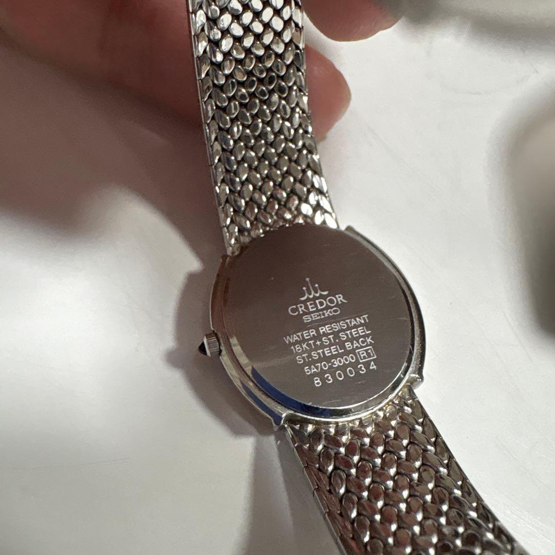 Credor シルバー ステンレススチール 時計