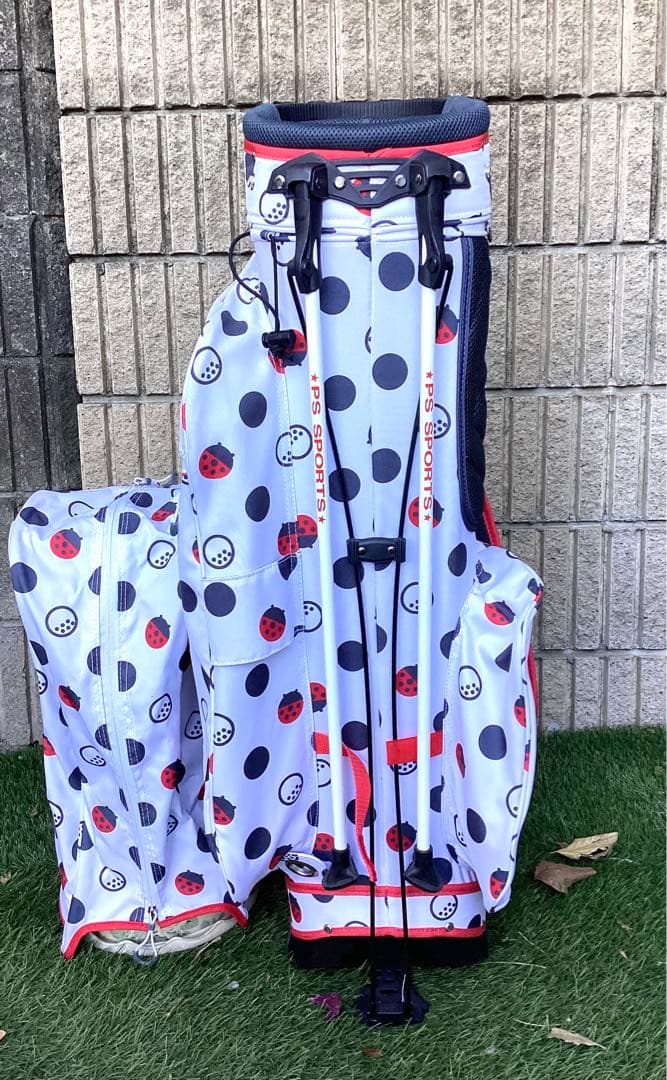 Winwin ウィンウィンスタイル水玉模様スタンドキャディバッグ