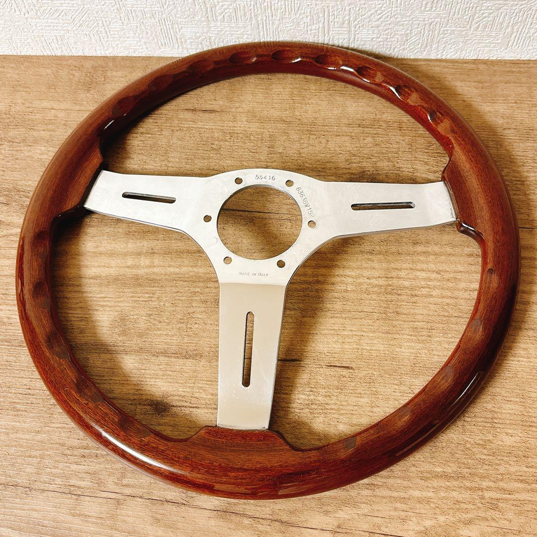 正規品　当時物　NARDI ナルディ　ウッドハンドル　ウッドステアリング