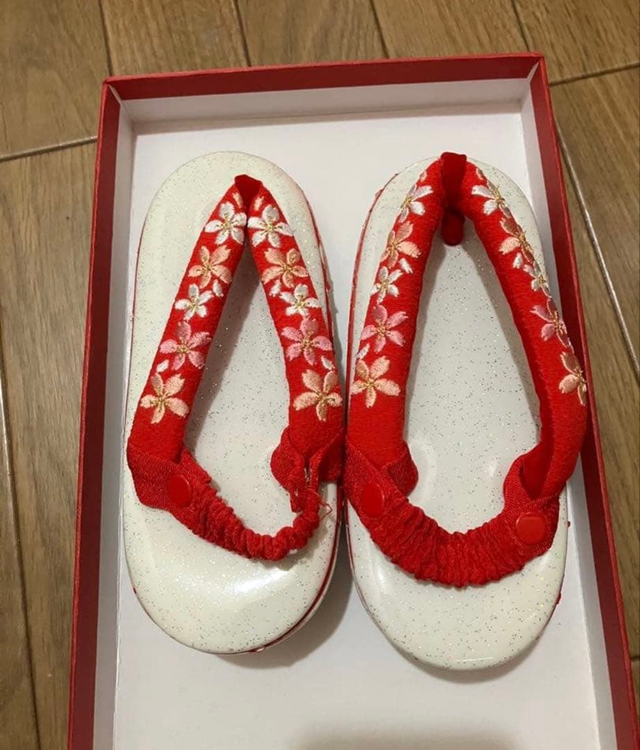 七五三3歳　女の子　着物セット　髪飾り付き