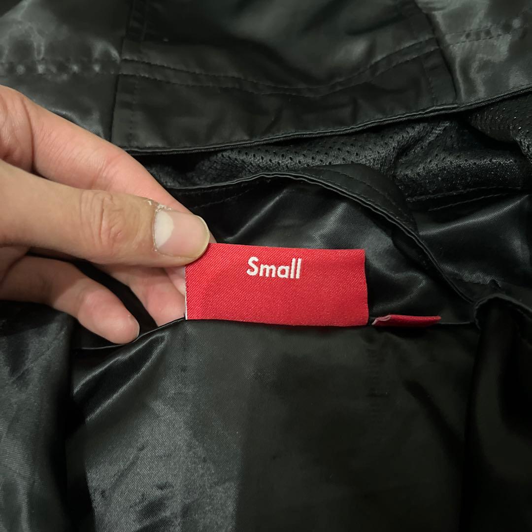 supreme Satin Hooded Track Jacket sサイズ　黒