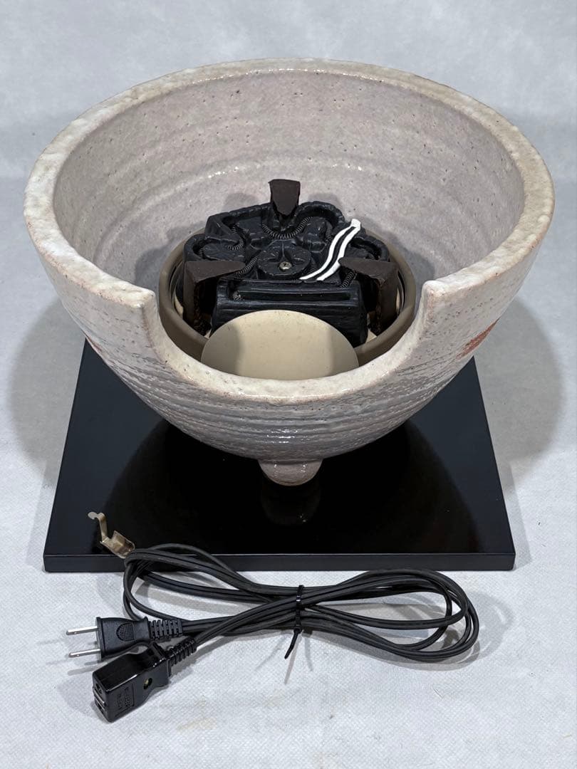 野々田製　風炉型 電熱器　F408志野(紅鉢型) B型100V400W 美品