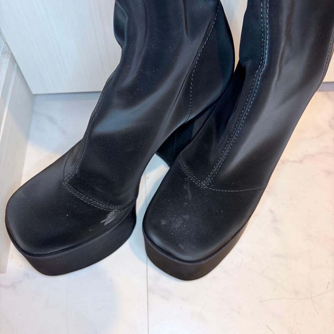 ウルトラストレッチロングブーツ　Mサイズ