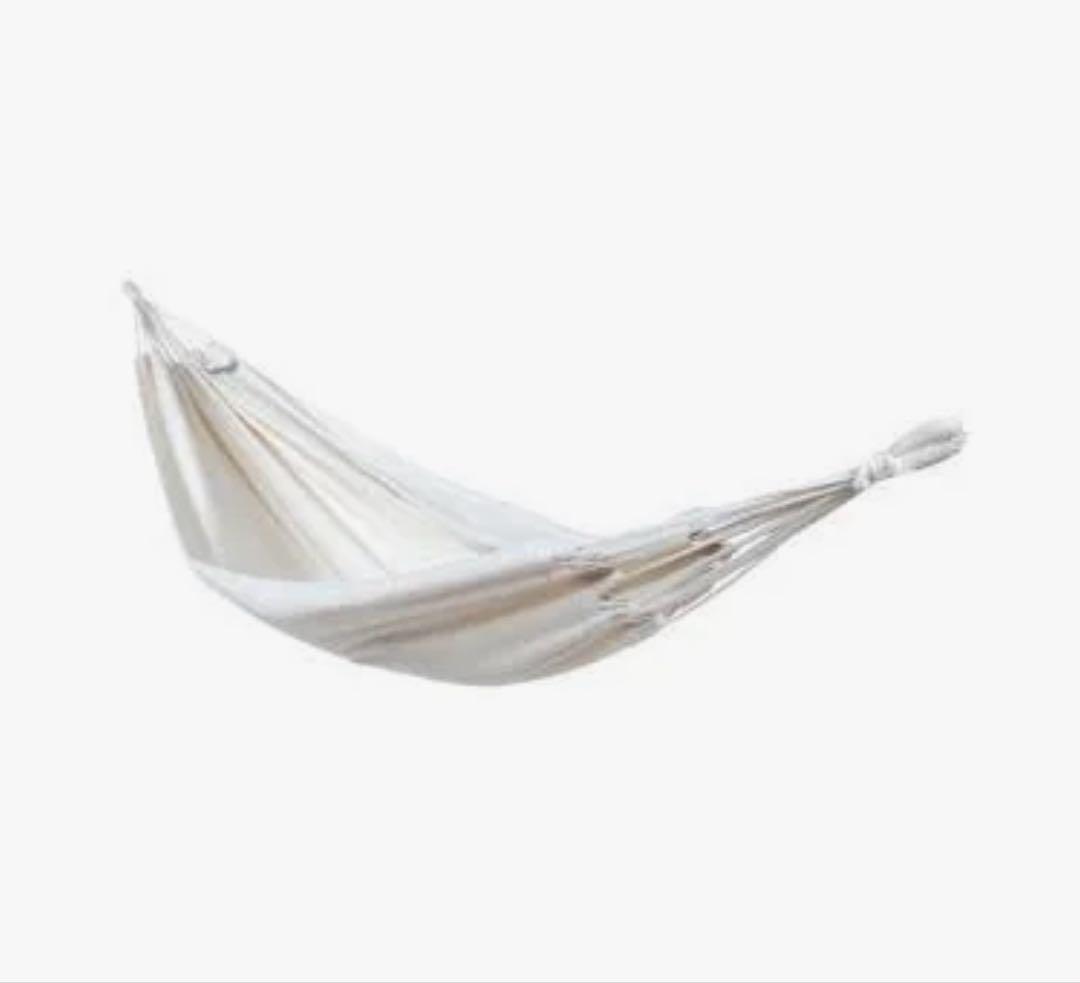 CAPTAIN STAG　自立式　ハンモック ホワイト　セット　室内使用　収納袋