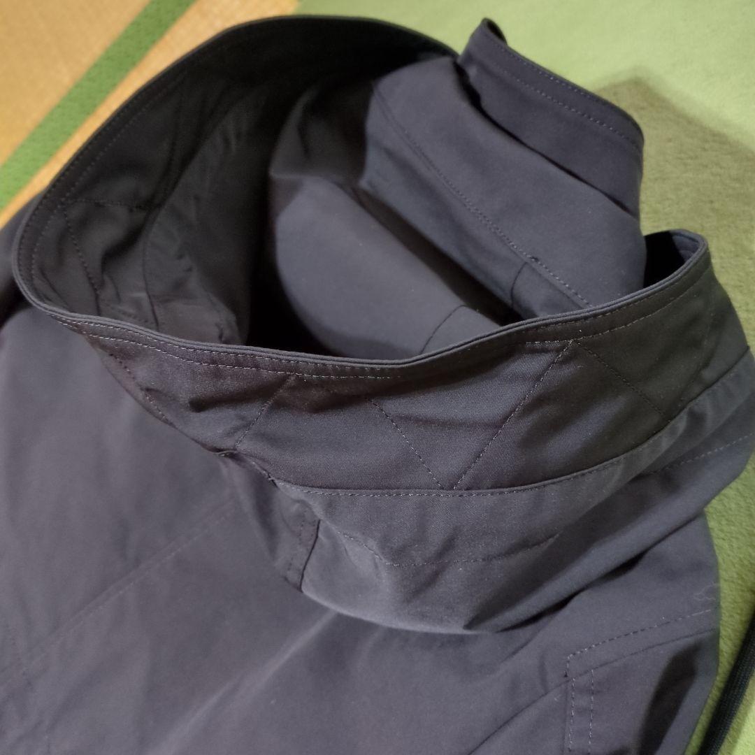 INDIVI インディヴィ ライナー付コート 撥水加工 黒 ブラック 05 XS