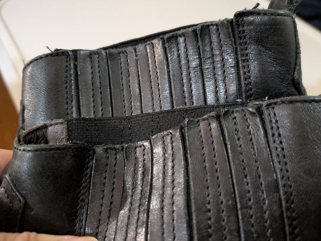 golden  レザーサイドゴアブーツ 38