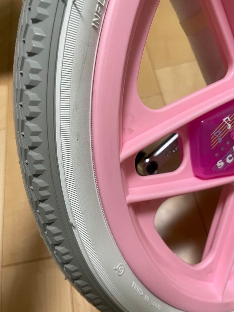 《未使用》ブリヂストン　一輪車　18インチ　ピンク