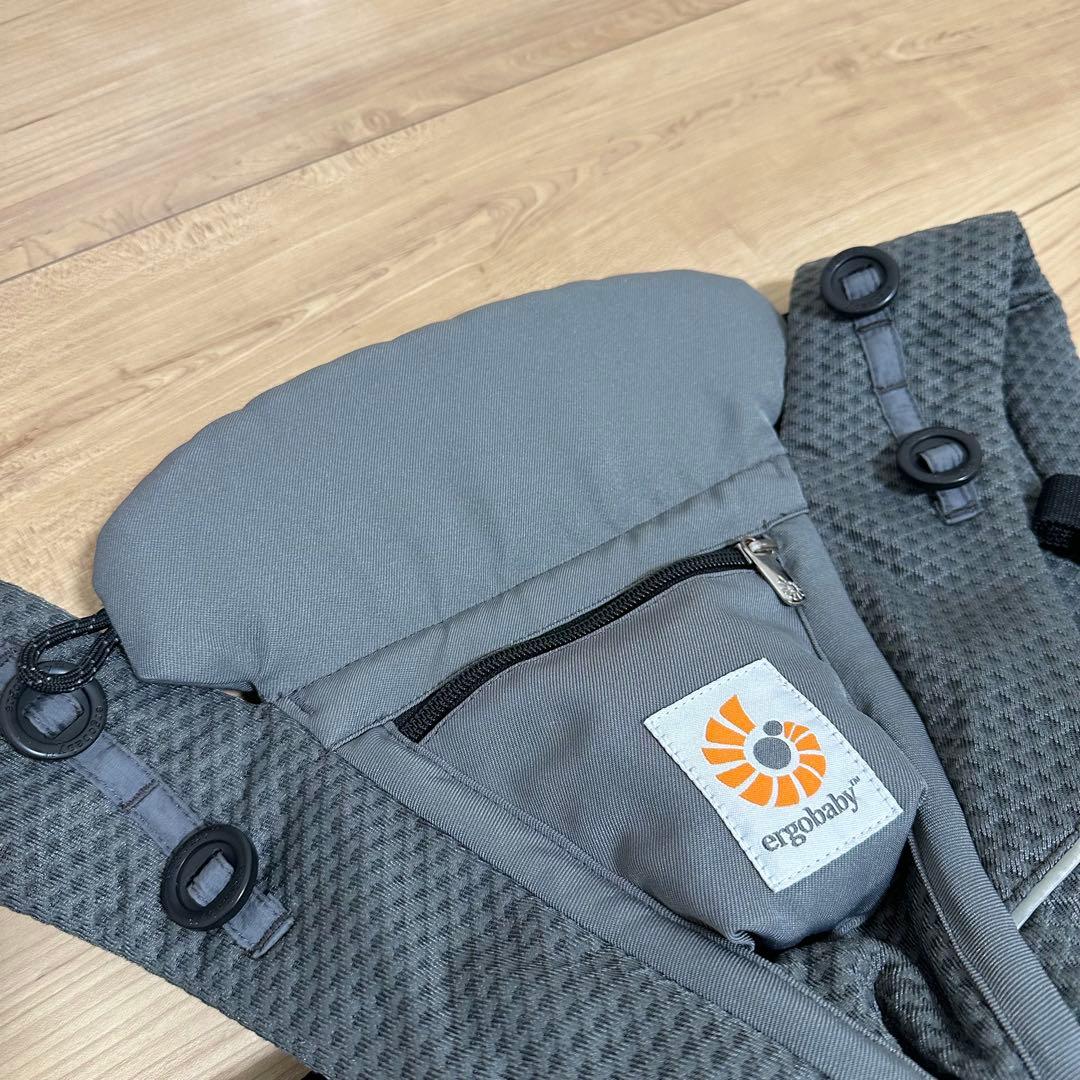 【美品】ergobaby オムニブリーズ　抱っこ紐 グレー