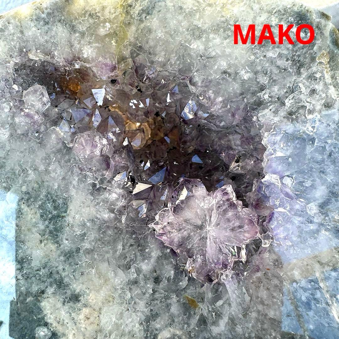 M1845☆ペア・アメジストトレジャー瑪瑙2.8Kg☆天然石☆N50507-A