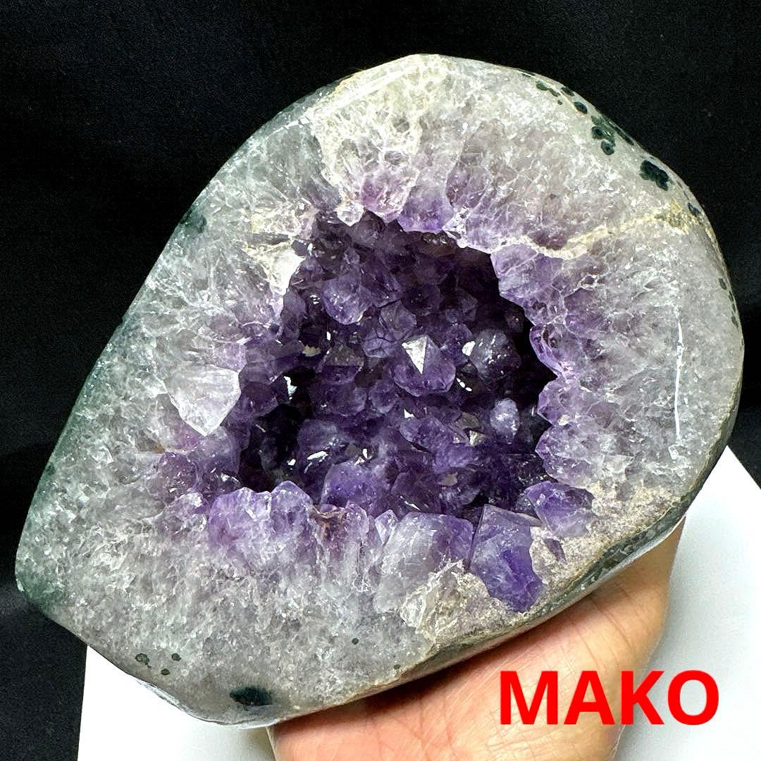 M1845☆ペア・アメジストトレジャー瑪瑙2.8Kg☆天然石☆N50507-A