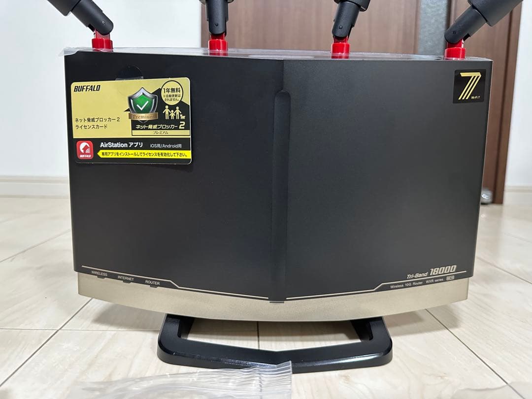 バッファロー 無線LANルーター WXR18000BE10P