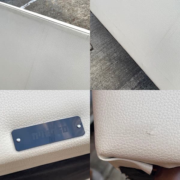 カリモク60 ３シーターロビーチェア　アイボリー　３人がけソファ