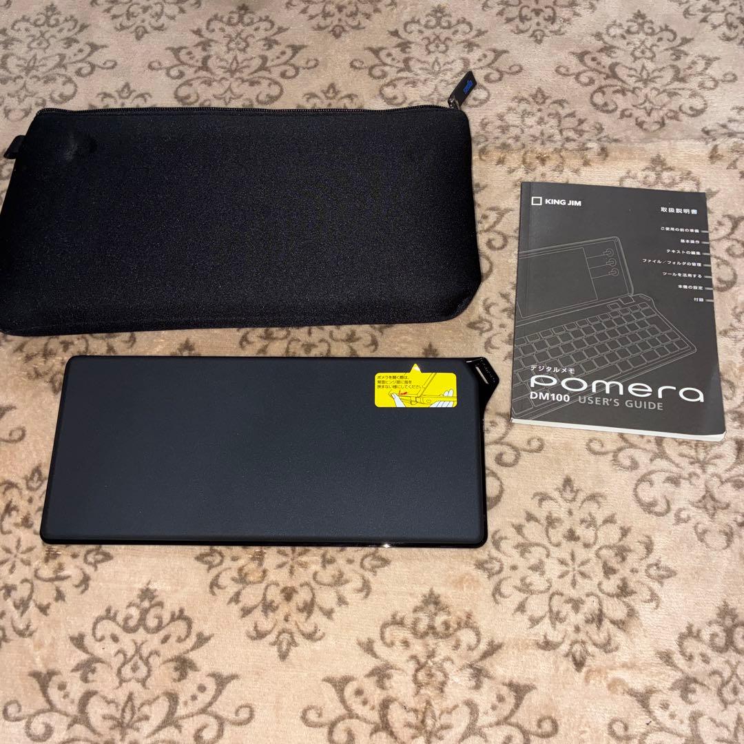 【美品】キングジム ポメラDM100 ポーチ付き