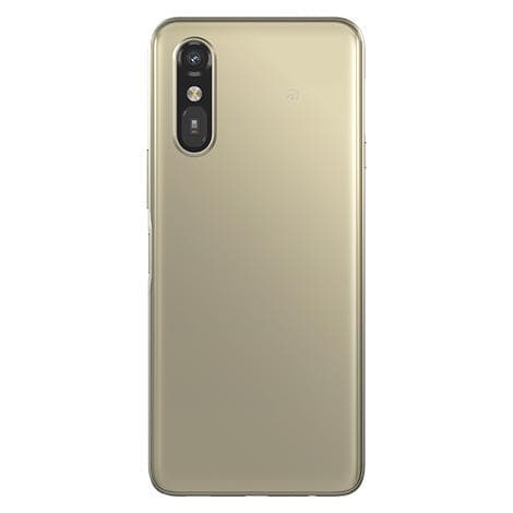 新品　らくらくスマートフォンa A401FC ゴールド SIMフリー