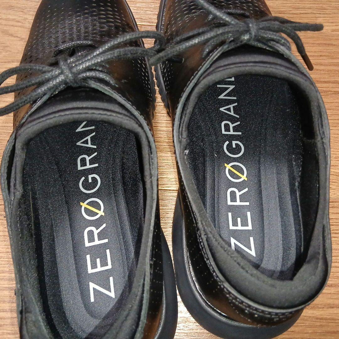 COLE HAAN2ゼログランドレーザーウィングオックスフォード中古ブラック