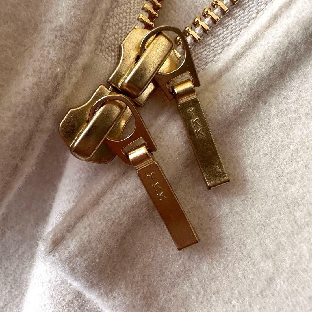 美品 希少 48サイズ 23区 ウールリバースタンドカラーコート 大きいサイズ