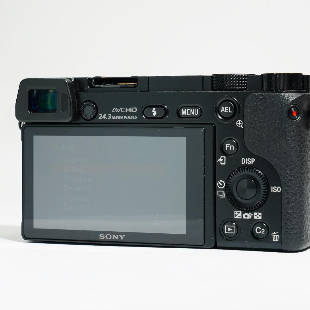 【美品】SONY ミラーレス α6000 ILCE-6000 ブラック 制限解除