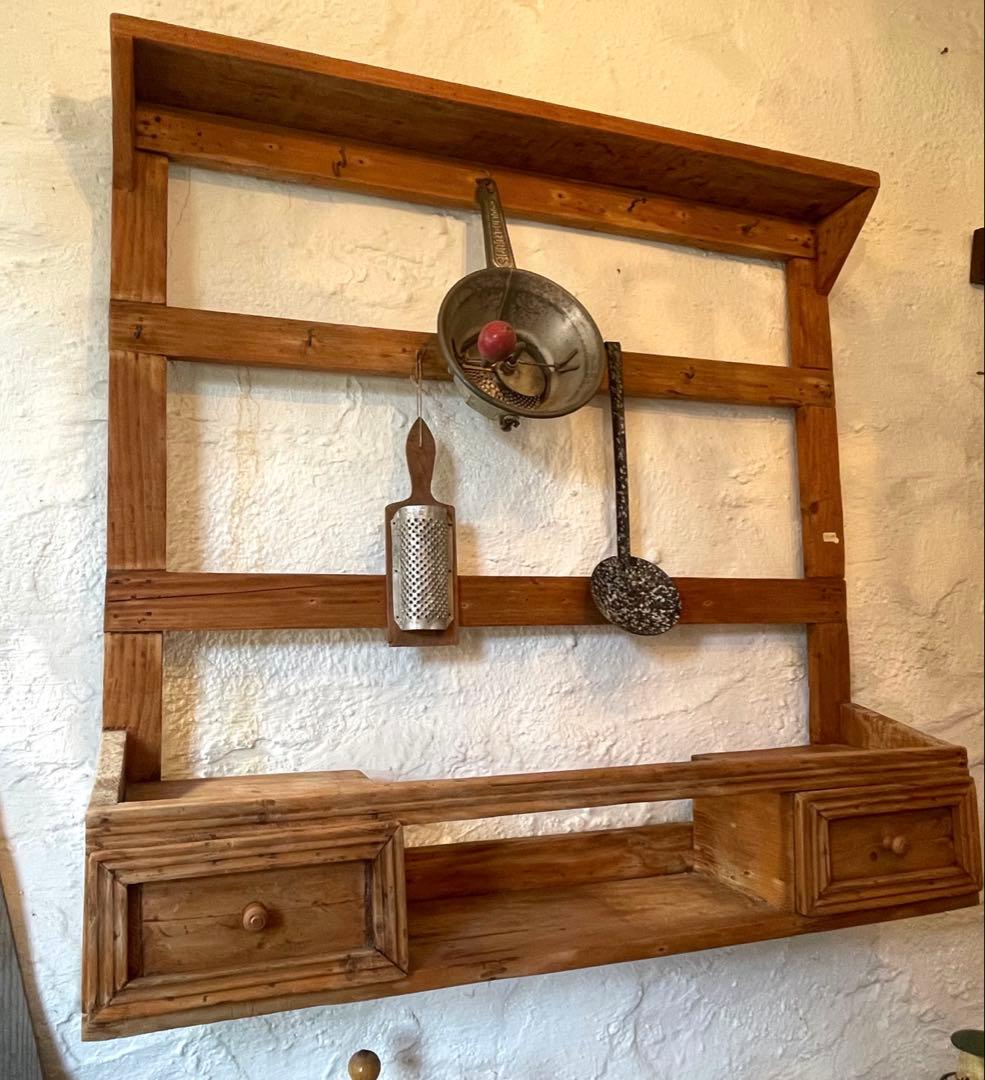 フランス　ヴィンテージ　ウォールシェルフ