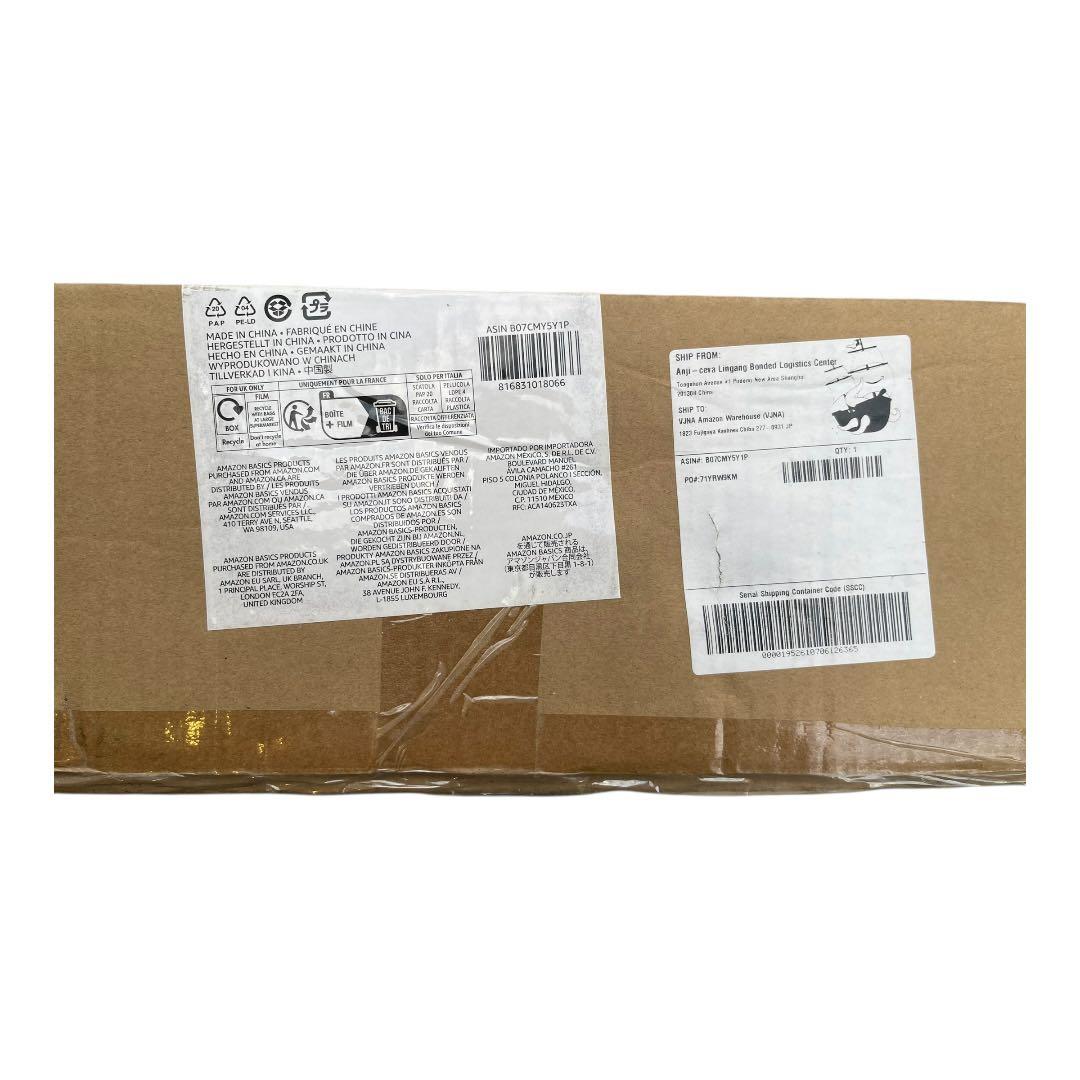 【未使用品】Amazonベーシック 猫ケージ 大型 3段 折り畳み式 ブラック