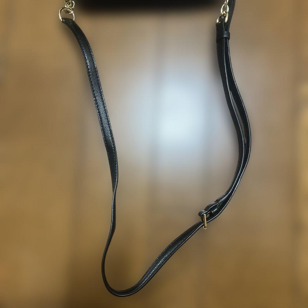 極美品　ローレンラルフローレン レザー ショルダー ロゴ 型押し クロスボディ