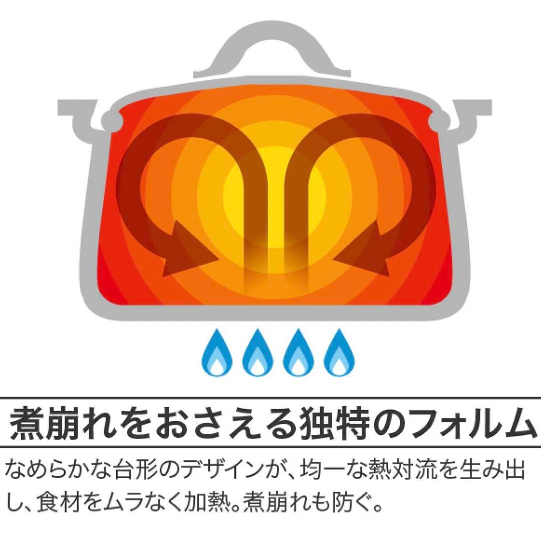 美品★アサヒ軽金属 あさひプリンセス鍋 2段セット 深鍋 浅鍋