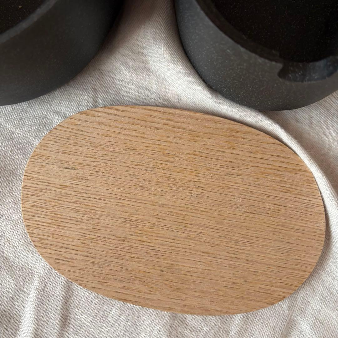 【未使用に近い】ideaco ストーン調オーバルボックス 北欧暮らしの道具店購入