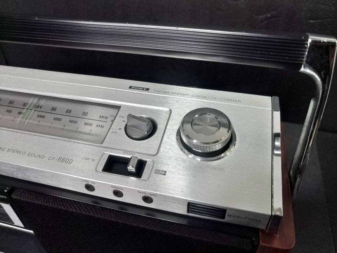 希少　良品　SONY　CF-6600　STEREO ZILBA'P　ラジカセ